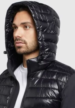 Khujo Bolt Shiny - Jas - Schwarz -Heren Kledings Winkel 004a4ab648004bbc80113d895f669abb