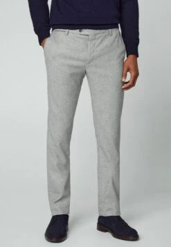 Hackett London Broken Twill Trs - Broek - Light Grey