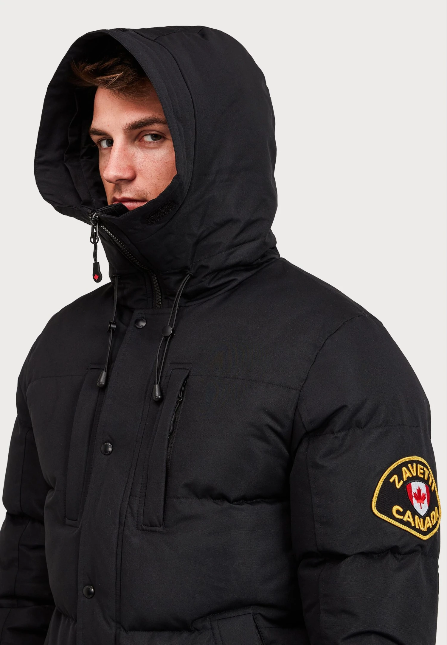Oshawa Puffer Parka Jacket - Winterjas - Black 6 Oshawa Puffer Parka Jacket - Winterjas - Black - Afbeelding 4