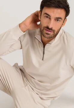 HANRO Natural Living - Sweater - Pumice -Heren Kledings Winkel 0e64e137434b4d3cb07a5c0bc731e089