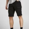 Jack & Jones Unifarbene Dex Mit Cargotaschen - Shorts - Schwarz 2 Jack & Jones Unifarbene Dex Mit Cargotaschen - Shorts - Schwarz -Heren Kledings Winkel 154a47238a534aa086c3d32d06e2c2ad