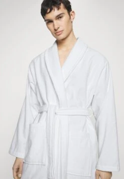 Pier One Shawl Towel Bathrobe - Badjas - White -Heren Kledings Winkel 1750537fe5284a27957b17c8aded1f98
