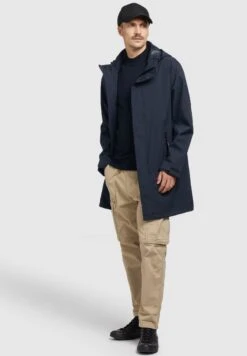 Khujo York - Regenjas - Dunkelblau -Heren Kledings Winkel 229ad27656d04cdbbce4472a8104c5ef