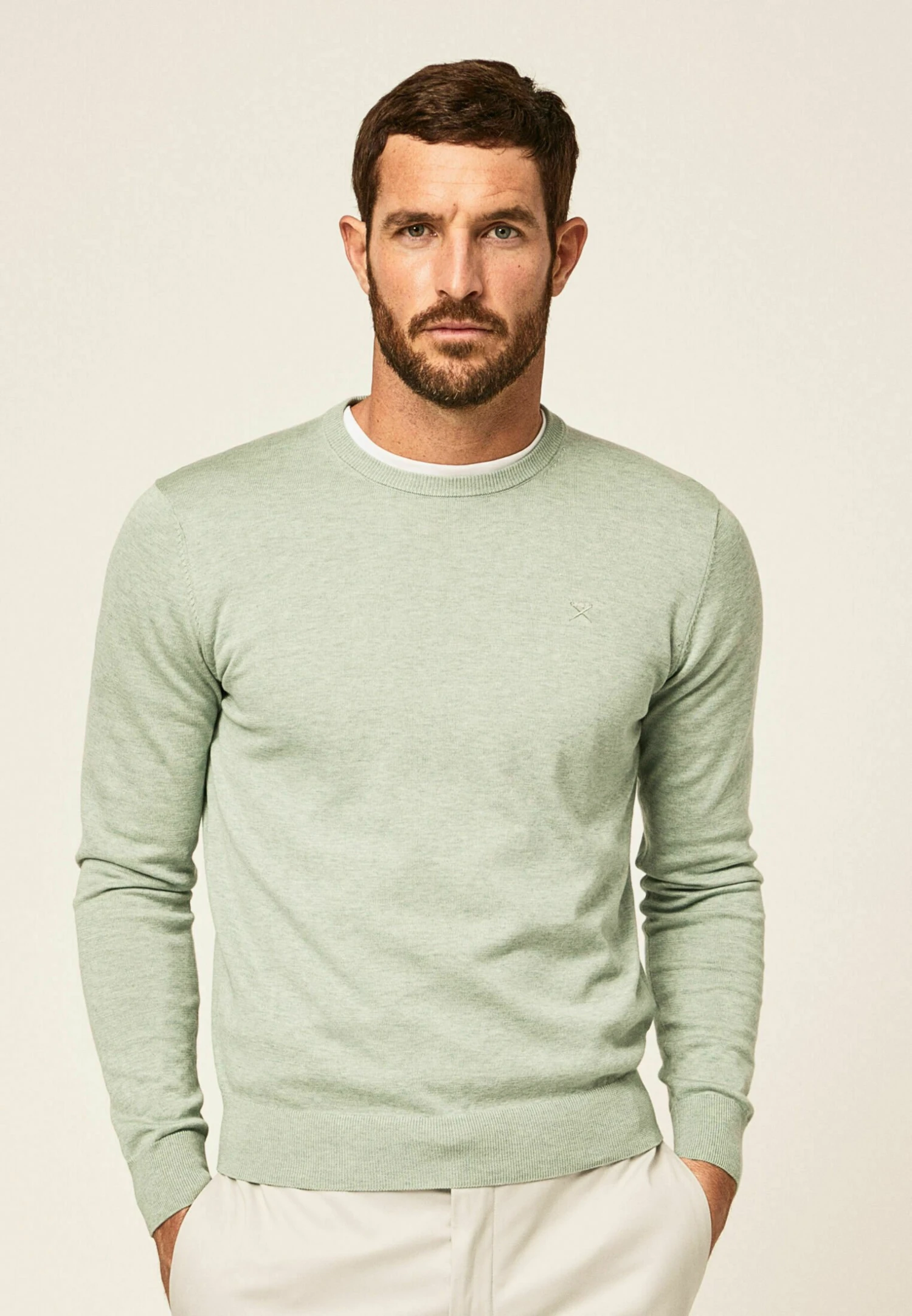 Hackett London Crew - Trui - Dusty Green 3 Hackett London Crew - Trui - Dusty Green