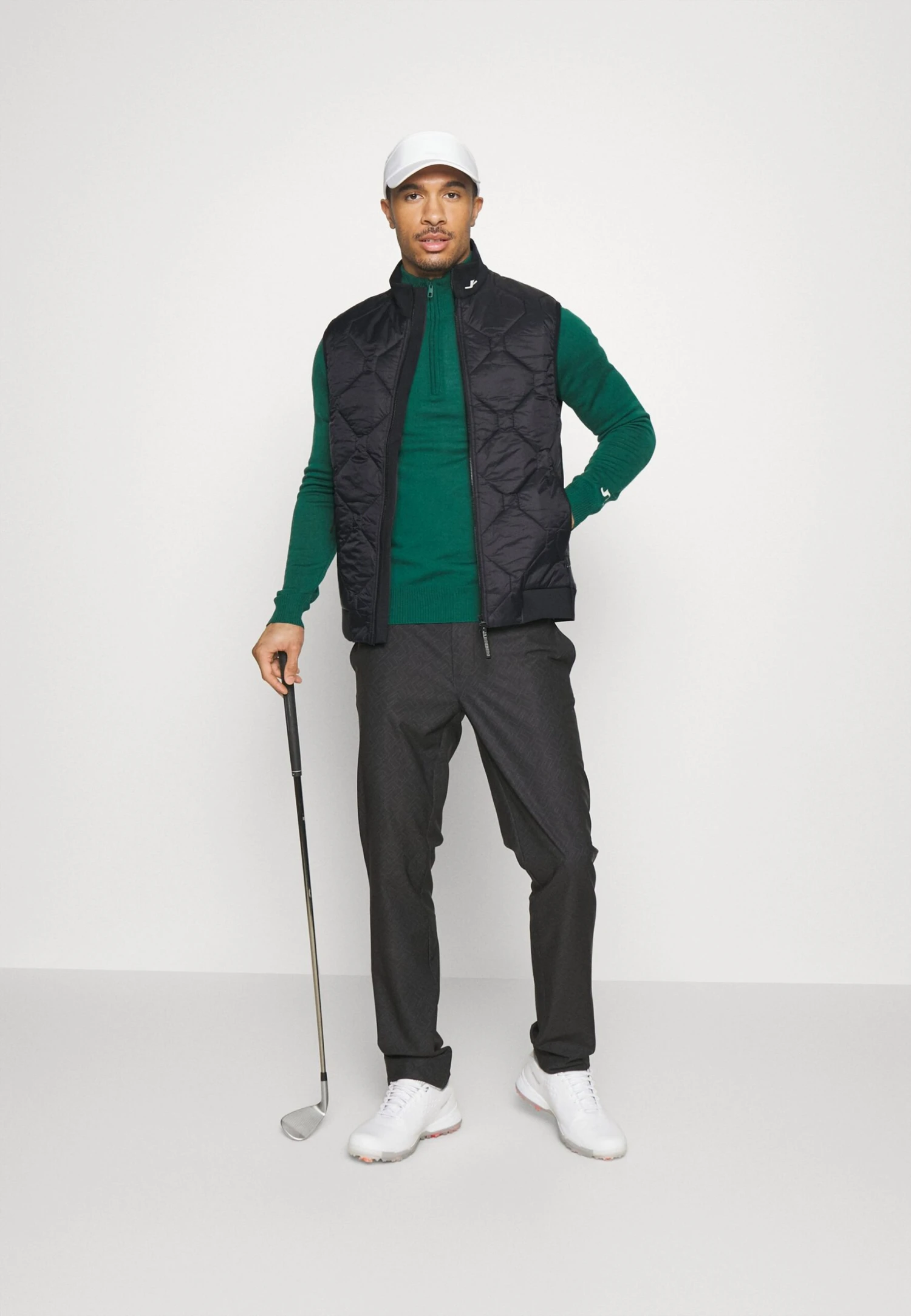 Quilt Hybrid Vest - Bodywarmer - Black 4 Quilt Hybrid Vest - Bodywarmer - Black - Afbeelding 2