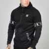 SikSilk Dynmic Zip Through Hoodie - Sweater Met Rits - Black -Heren Kledings Winkel 38abd7dfcbad42e4b60d44087153a23b