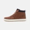 Pier One Sneakers Hoog - Cognac -Heren Kledings Winkel 3a877ad16e654cbb9dfaa99efdaffbc2