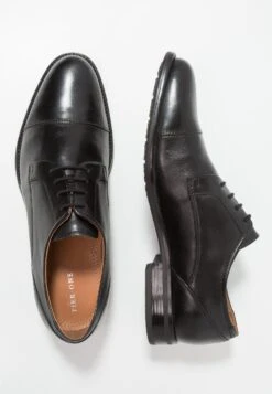 Pier One Leather - Veterschoenen - Black -Heren Kledings Winkel 4553c297e29a4481b8d888939e3e386c