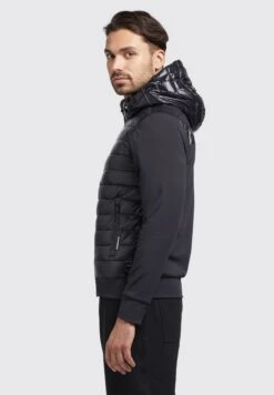 Khujo Bolt Shiny - Jas - Schwarz -Heren Kledings Winkel 5d2f9370cb254ea682e43832c4775765