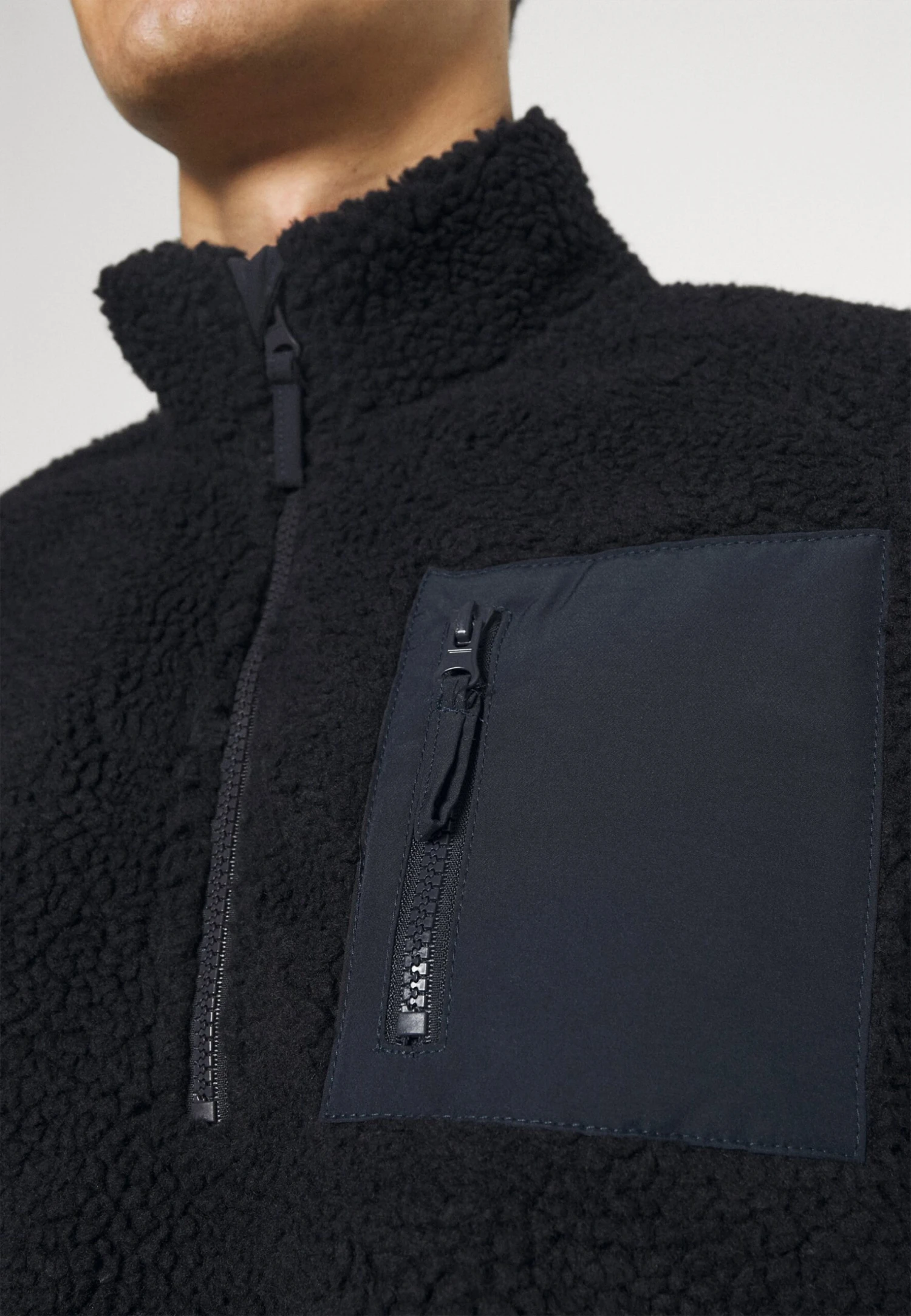 Pier One Fleece Trui - Dark Blue 9 Pier One Fleece Trui - Dark Blue - Afbeelding 7