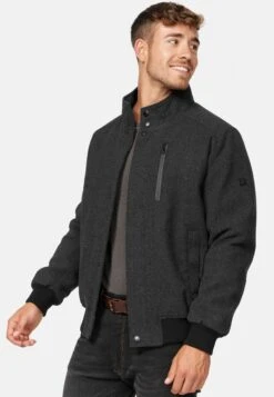 Indicode Jeans Bob - Jas - Mini Herringbone Black -Heren Kledings Winkel 5e17a560df92453b895c0c6d385f3b70