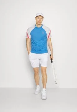 Lacoste Sport Tennis - Sport T-Shirt - Bleu/Blanc -Heren Kledings Winkel 5e6e85b49132428fbeb8c2f587887fc6