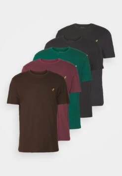 Pier One 5 Pack - T-Shirt Basic - Bordeaux/Dark Green/Dark Blue 19 Pier One 5 Pack - T-Shirt Basic - Bordeaux/Dark Green/Dark Blue -Heren Kledings Winkel 695ee0a9459c4064b966a3f795bf7133