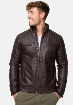 Indicode Jeans Brook - Imitatieleren Jas - Dark Brown 11 Indicode Jeans Brook - Imitatieleren Jas - Dark Brown -Heren Kledings Winkel 69876b049d9c4813b7e1a1c6840af91b