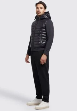 Khujo Bolt Shiny - Jas - Schwarz -Heren Kledings Winkel 71933b909948421f98a4bcfb7363798f