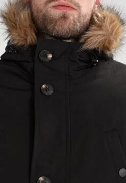 Pier One Parka - Black -Heren Kledings Winkel 83a6f641a86e43faa8ef00a6c10df83a