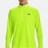 Under Armour Tech 1/2 Zip - Longsleeve - Lime Surge -Heren Kledings Winkel 8aa1a5f960984356aa953aae718510e9