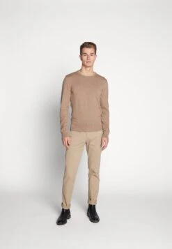 Pier One Basic Crewneck - Trui - Mottled Beige -Heren Kledings Winkel 8ab6afa896f946a0abe264ae414a2865