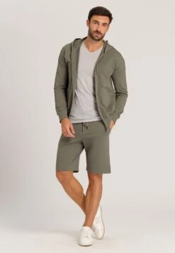 HANRO Natural Living - Sweater Met Rits - Antique Green 9 HANRO Natural Living - Sweater Met Rits - Antique Green -Heren Kledings Winkel 9089b7c5a0424b558813ef085cc651b6