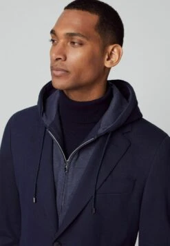 Hackett London Sports W Hooded Bib - Blazer - Navy Blue -Heren Kledings Winkel 91a30cf6ce8047fe85f7d306db770724