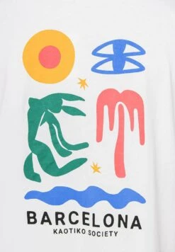 Kaotiko Barcelone - T-Shirt Print - Weiß 9 Kaotiko Barcelone - T-Shirt Print - Weiß -Heren Kledings Winkel 929f1f67e081449da39410d5b0e87a5e