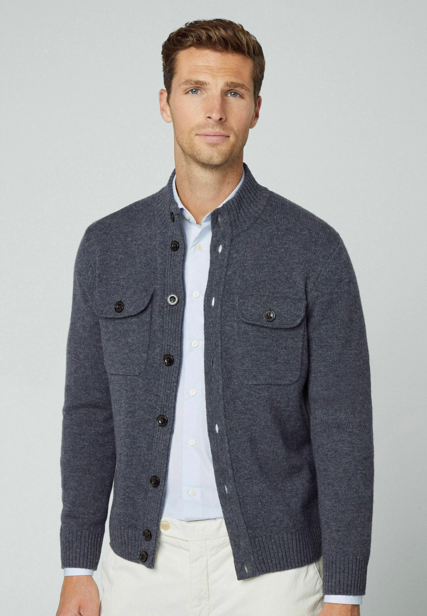 Hackett London Chest Pocket Fb - Vest - Charcoal Grey 7 Hackett London Chest Pocket Fb - Vest - Charcoal Grey - Afbeelding 5