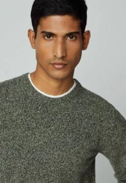 Hackett London Lw Mouline Crew - Trui - Green Taupe -Heren Kledings Winkel 9e07941b645c48e786c6888cfdd2f4a6