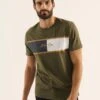 Pier One T-Shirt Print - Olive -Heren Kledings Winkel a28190738adc4fe48749914c188ac33e