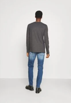 Pier One 2 Pack - Longsleeve - Dark Grey/Black -Heren Kledings Winkel a601e52fa7974b079f93b858d4b782ec