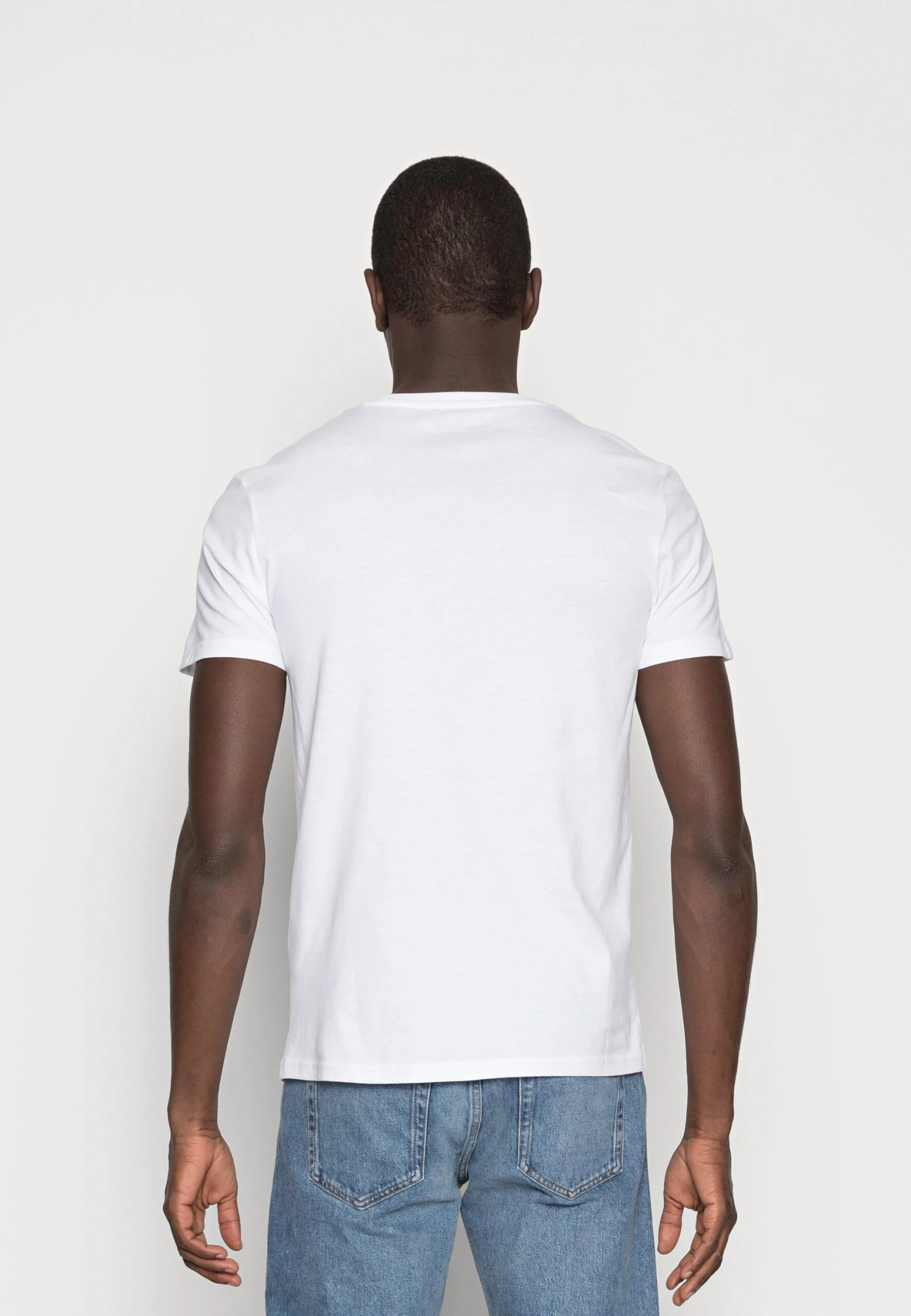 Pier One 5 Pack - T-Shirt Basic - White 5 Pier One 5 Pack - T-Shirt Basic - White - Afbeelding 3