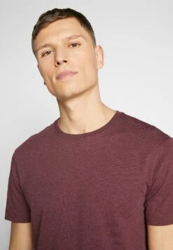 Pier One 3 Pack - T-Shirt Basic - Mottled Bordeaux/White/Blue -Heren Kledings Winkel cff95dbc64f547b193a52d13e024d737