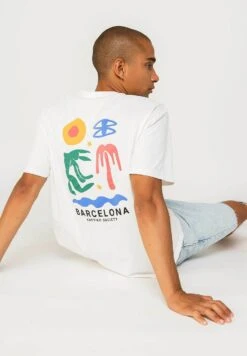 Kaotiko Barcelone - T-Shirt Print - Weiß 8 Kaotiko Barcelone - T-Shirt Print - Weiß -Heren Kledings Winkel d44350842fb64884b03a612e5004b6de
