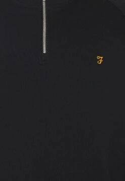 Farah Jim 1/4 Zip - Sweater - Black -Heren Kledings Winkel d540ff34d1d94bd0ac58e82b5d4ce072