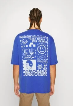 YOURTURN Unisex - T-Shirt Print - Blue -Heren Kledings Winkel d55d347e946e44aa8eef446fe6e957c5