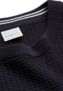 Bugatti Cotton - Trui - Marine -Heren Kledings Winkel d6a001a9702c4d8885b534aee6cadcc1