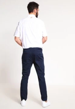 Pier One Chino - Dark Blue -Heren Kledings Winkel d781d37eda76425a93e9a0a3b37f56fe
