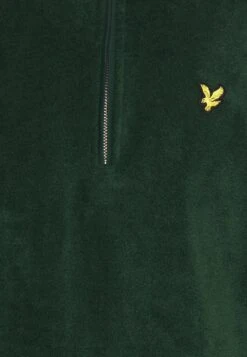 Lyle & Scott Quarter Zip - Fleece Trui - Dark Green -Heren Kledings Winkel dbcf39ef912d4e259967721149263e86