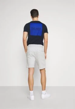 Pier One 2 Pack - Shorts - Mottled Light Grey/Dark Blue -Heren Kledings Winkel e60f7b3fdabf4ebdaf4ab507e95d2596