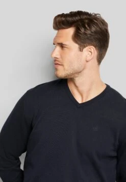 Bugatti V-Neck - Trui - Marine -Heren Kledings Winkel f25c605659624b9f80c49258fe859c33