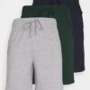Pier One 3 Pack - Pyjamabroek - Dark Blue /Mottled Dark Grey/Dark Green -Heren Kledings Winkel fbadd663c5594d29a25948737d7d986a